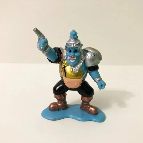 Vtg 1993 Mighty Morphin Power Rangers Squatt Mini PVC Figure Bandai Cake Topper - Picture 1 of 7